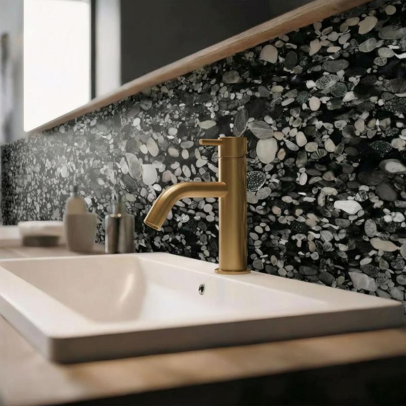 Waterevolution Flow mosdócsaptelep, csiszolt sárgaréz T1101ALE