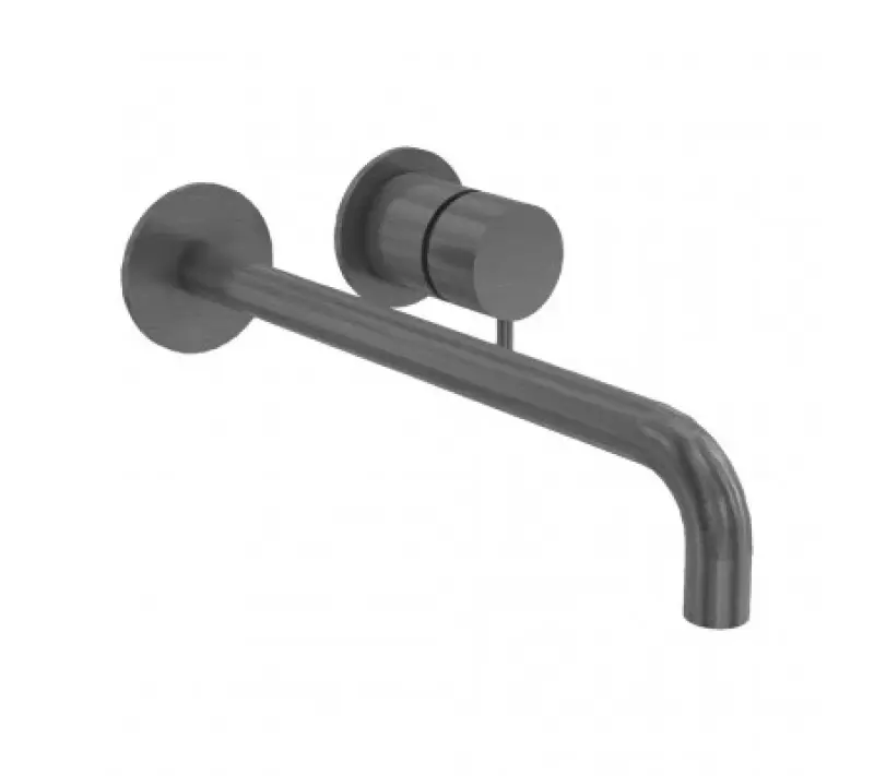 Waterevolution Flow beépíthető mosdócsap PVD Gun Metal, 21 cm-es kifolyóval T116BGME-21