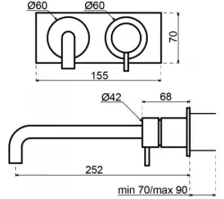 Waterevolution Flow inbouw wastafelkraan met afdekplaat PVD Geborsteld Koper met uitloop 21cm T1161CPE-21

Waterevolution Flow beépített mosdócsaptelep fedőlappal PVD Kefélt Réz 21 cm-es kifo