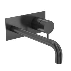 Waterevolution Flow inbouw wastafelkraan met afdekplaat PVD Gun Metal met uitloop 15cm T1161GME-15

Waterevolution Flow beépített mosdócsaptelep takarólappal PVD Gun Metal bevonattal és 15 cm