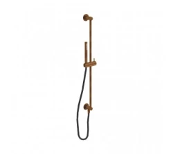 Waterevolution Flow csúszka szett kézi zuhanyzóval 800mm Kefe Réz T1661CPE