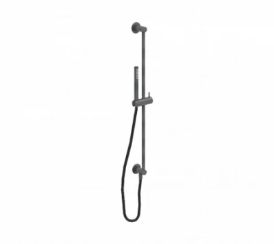 Waterevolution Flow csúszócső-készlet kézi zuhannyal 800 mm Gun Metal T1661GME
