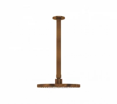 Waterevolution Flow fejzuhany 250 mm mennyezeti csatlakozással, csiszolt réz T1642CPE