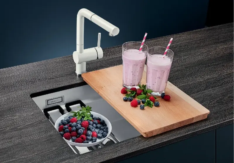 Blanco Etagon 500-U alulról szerelhető mosogató bazalt 525154