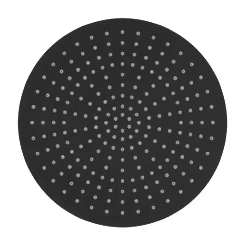 SB Rubinetterie Esőzuhany Eco Air víztakarékos fejzuhany 30 cm fém matt fekete 1208946745