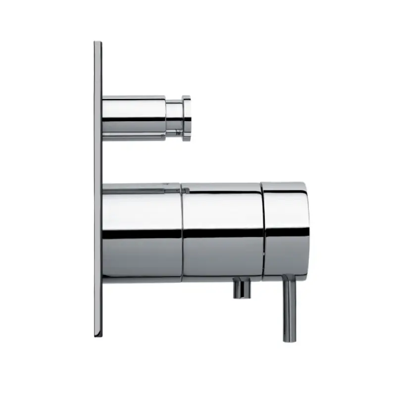 Waterevolution Flow beépített zuhanytermosztát 2 kimenettel króm T132TBB01 TEC dobozzal