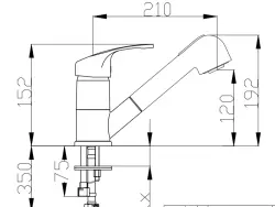 DEMM keukenkraan met uittrekbare uitloop met spoeldouchefunctie chroom 1208947359

DEMM konyhai csaptelep kihúzható kifolyóval és zuhanyfunkcióval króm 1208947359