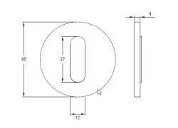 Waterevolution Flow inbouw wastafel met infraroodsensor op batterijen chroom T118EB01