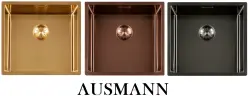 Lorreine Medway Gold keukenkraan PVD goud met draaibare uitloop 1208952364