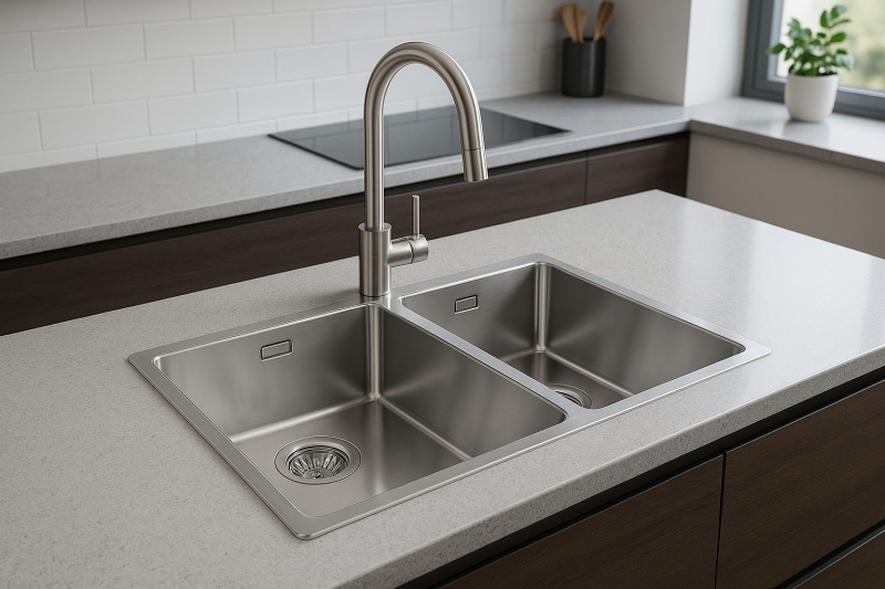 Franke Maris Dupla rozsdamentes acél mosogató MRX 220 síkbeépítés 1270568051