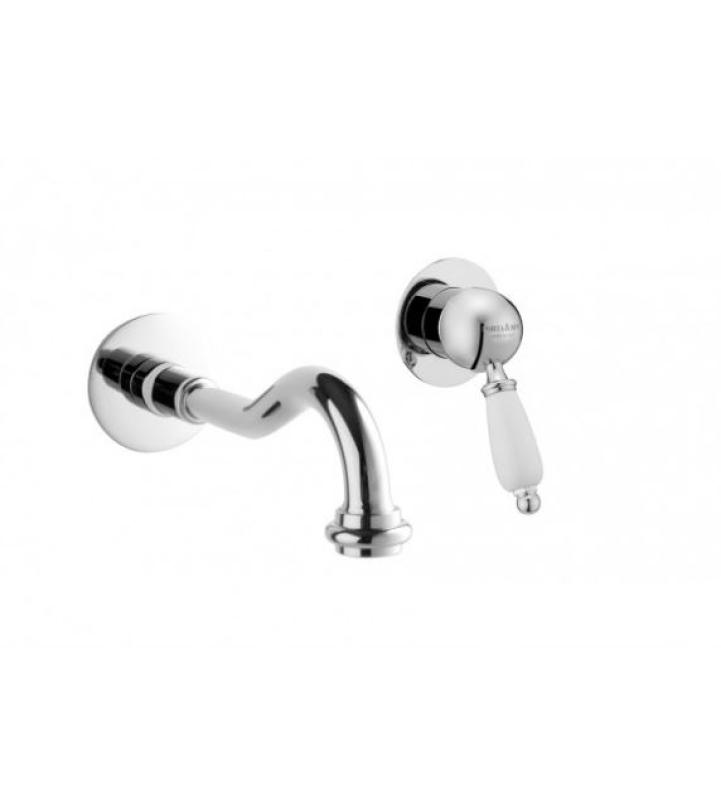 PB nosztalgikus beépített mosdócsaptelep Vintage 21 cm kifolyó króm