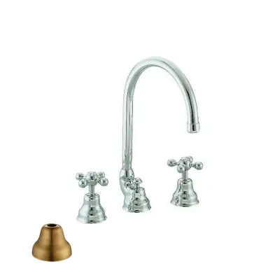 Cisal Arcana Kerámia Mosdócsaptelep 3-lyukas Bronz AC00106027