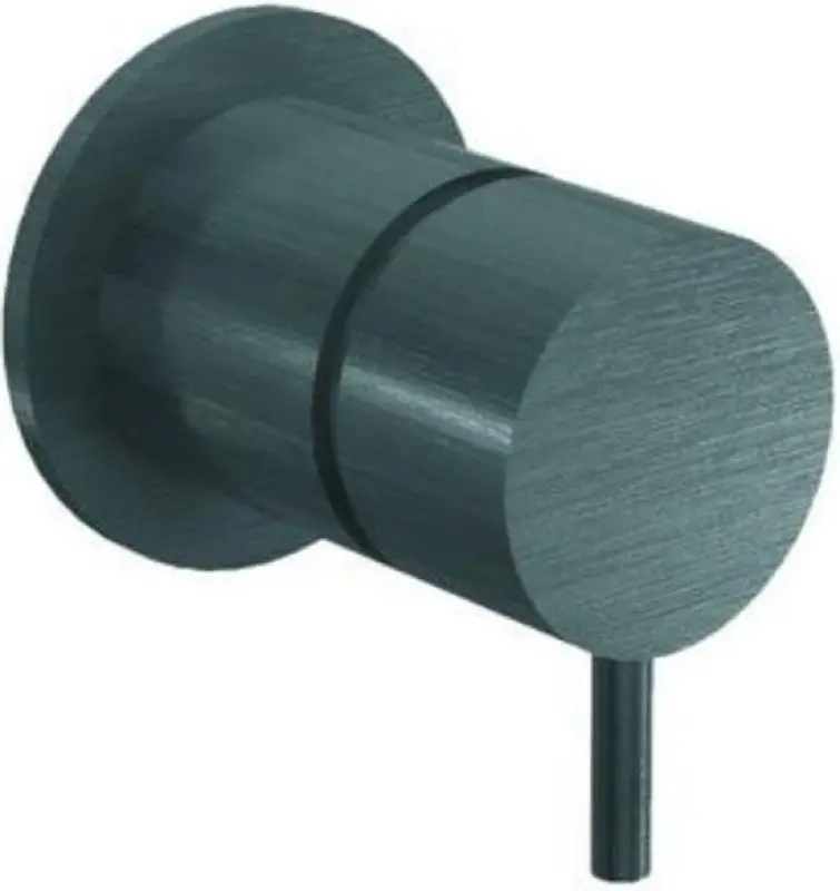 Waterrevolúció Flow beépíthető 2-utas váltó kerek rozettával gun metal T1482S.GME