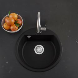 GraniteMy Bremen ronde granieten spoelbak 43 cm zwart opbouw en onderbouw met kraangatbank met rvs plug 1208953206

GraniteMy Bremen kerek gránit mosogató 43 cm fekete felépítmény és alépítmé
