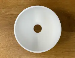 Solid S kis mosdó Solid Surface, kerek, 20 x 20 x 11 cm, matt fehér, 1208953267