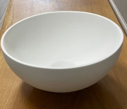 Solid S kis mosdó Solid Surface, kerek, 25 x 25 x 11 cm, matt fehér, 1208953272