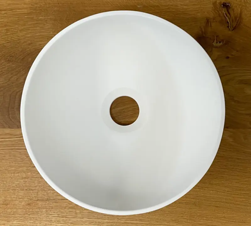 Solid S kis mosdó Solid Surface, kerek, 25 x 25 x 11 cm, matt fehér, 1208953272