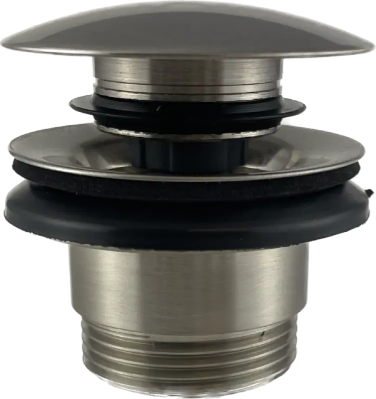 PB Unix mosdó dugó 1 1/4 zárható push up click clack rozsdamentes acél 1208953285