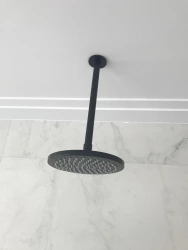 Waterevolution Flow főzuhany 250mm mennyezeti csatlakozással matt fekete T164225PR