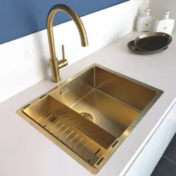 Lorreine 3415SP-Gold Luxe 1,5 medence mosogató PVD arany 3415cm 1208953417