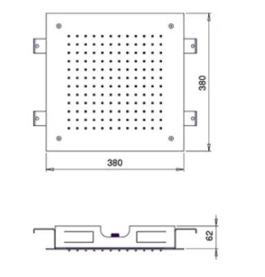 SB Square inbouw regendouche 380x380mm Geborsteld Messing PVD

SB Square beépített esőzuhany 380x380mm Csiszolt Sárgaréz PVD
