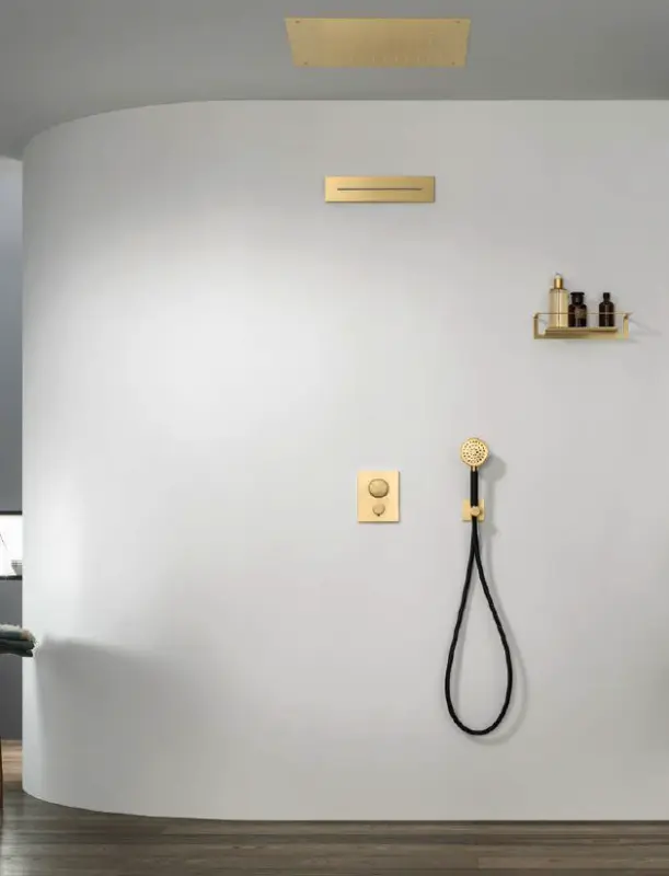 SB Square inbouw regendouche 380x380mm Geborsteld Messing PVD

SB Square beépített esőzuhany 380x380mm Csiszolt Sárgaréz PVD