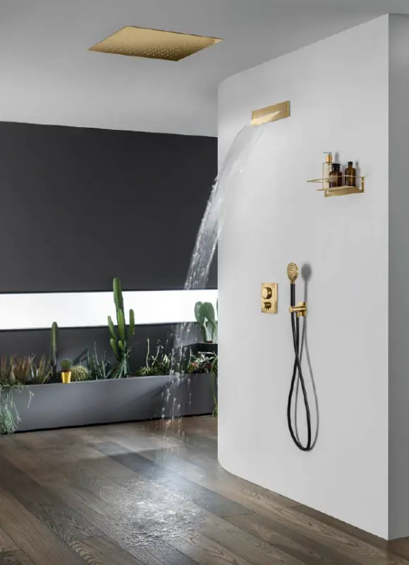 SB Square inbouw regendouche 380x380mm Geborsteld Messing PVD

SB Square beépített esőzuhany 380x380mm Csiszolt Sárgaréz PVD