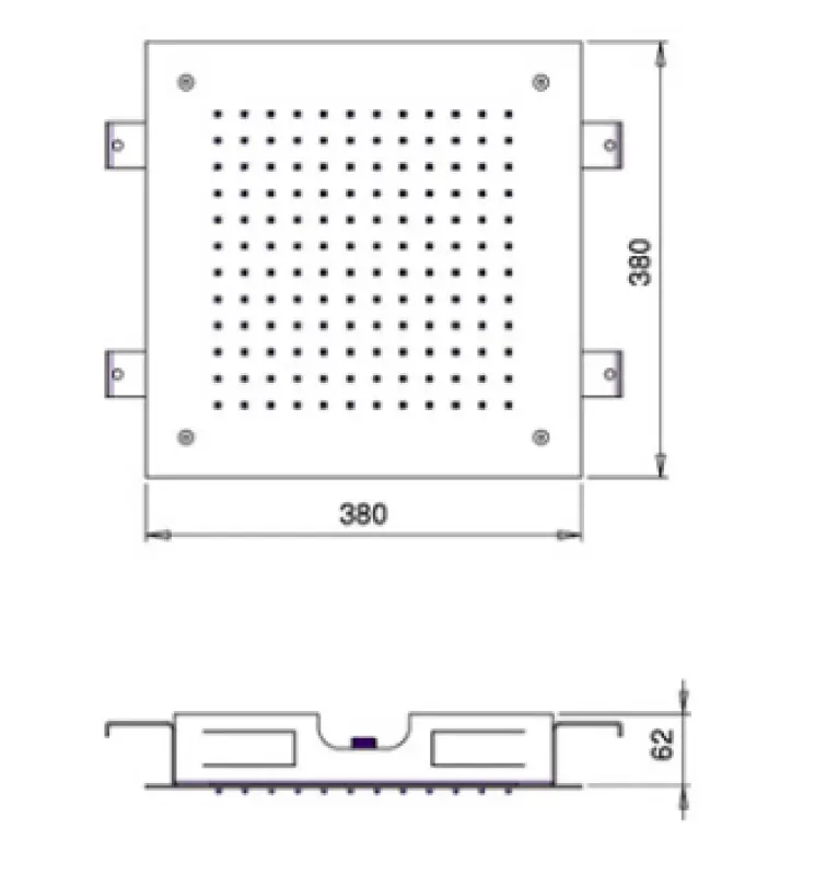 SB Square inbouw regendouche 380x380mm Geborsteld Messing PVD

SB Square beépített esőzuhany 380x380mm Csiszolt Sárgaréz PVD