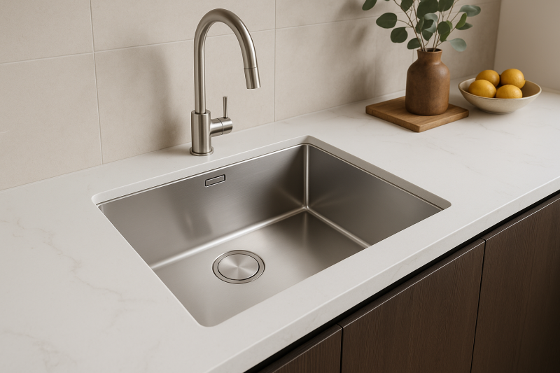 Franke Mythos MYX 110.50 rozsdamentes acél mosogató 50x40cm beépíthető 122.0638.199