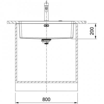 Franke Mythos MYX 110.70 rozsdamentes acél mosogató 70x40cm beépíthető 122.0638.271