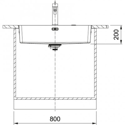 Franke Mythos MYX 210.70 rozsdamentes acél mosogató 70x40cm síkra szerelhető 127.0638.278