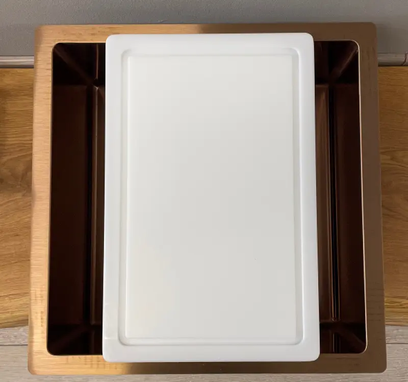 Foster műanyag vágódeszka 42x27cm, 40cm hosszúságú mosogatóba 1208953714