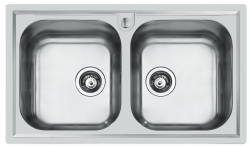 Foster Marine RVS 316 Dupla Mosogató 86x50 cm Felépítés 1208953745