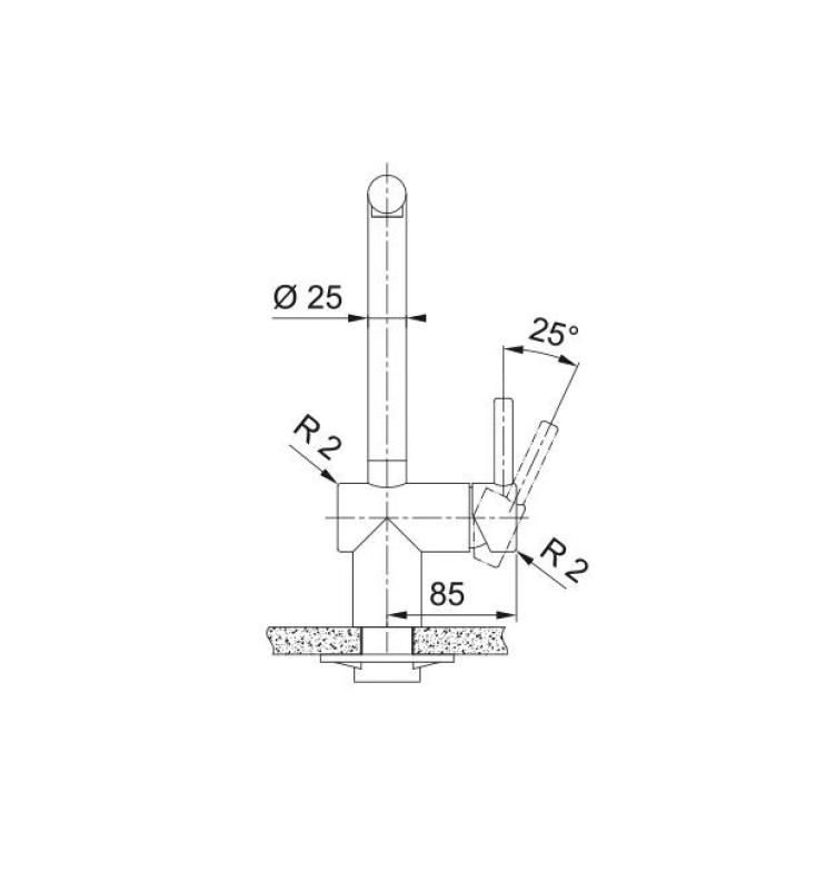 Franke réz konyhai csaptelep Atlas Neo kihúzható kifolyóval pvd réz 115.0628.208