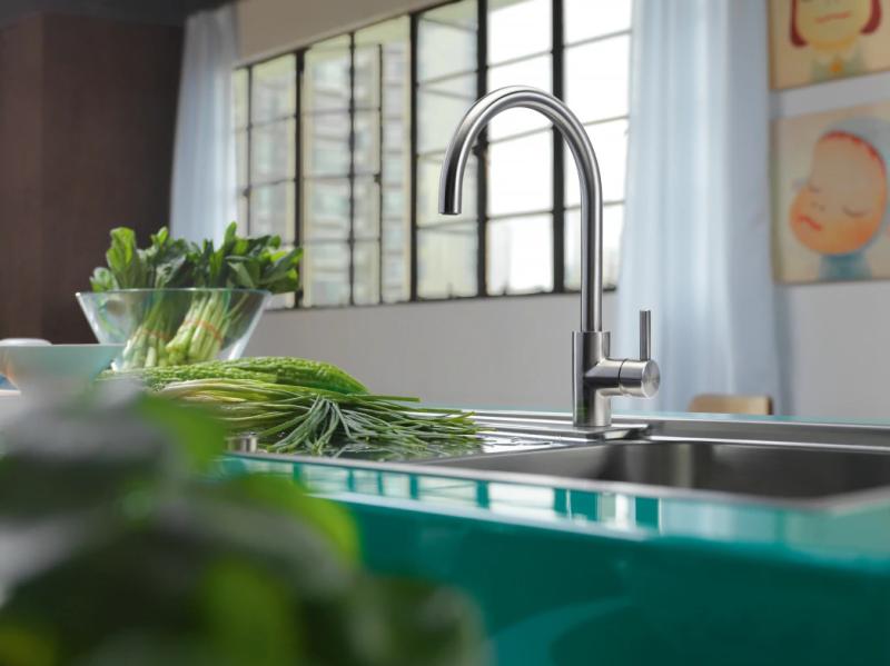 Franke Konyhai Csaptelep Eos Neo forgatható kifolyó teljesen rozsdamentes acél 115.0590.044