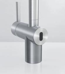 Franke masszív rozsdamentes acél szenzoros konyhai csaptelep Atlas Neo forgatható kifolyó inox 115.0625.489