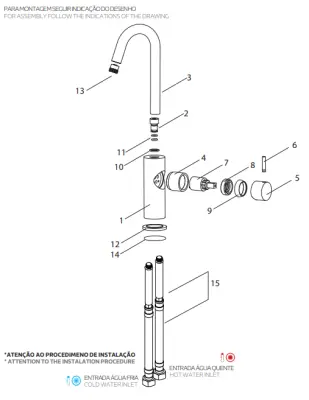 Waterevolution Flow mosdócsap magas modell matt fehér T1121FUBR