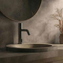 Waterevolution Flow elektronische wastafelkraan infraroodsensor op batterijen Gun Metal T110GME