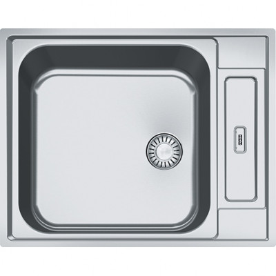 Franke Argos AGX 210 rozsdamentes acél 10 cm sekély mosogató, lapos beépítés 625x510, megfordítható, mozgássérült, 127.0296.789