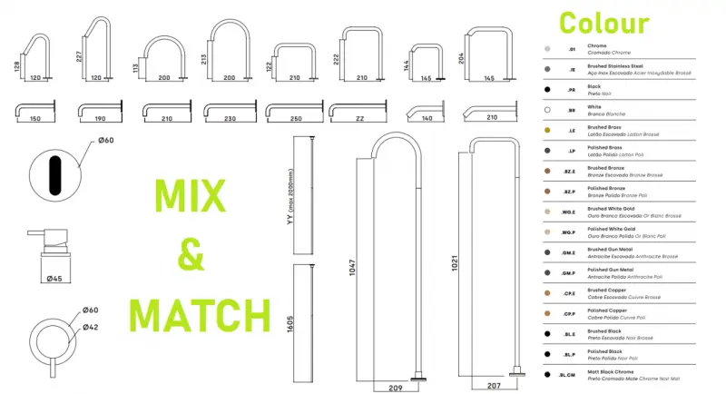 Waterevolution Flow 2-lyukú mosdócsaptelep króm magas V 120 mm kifolyó T1122V01
