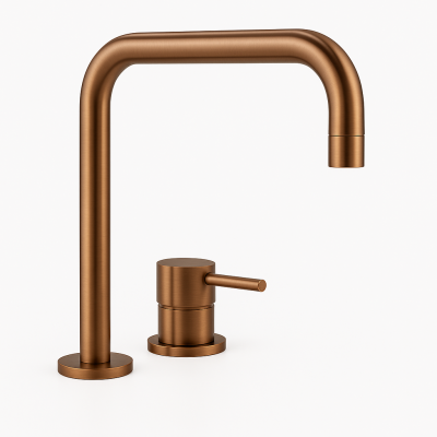 Waterevolution Flow 2-lyukú mosdócsaptelep PVD Kefélt Réz T112HCPE