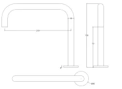 Waterevolution Flow 2-lyukú mosdócsaptelep rozsdamentes acél T112HIE