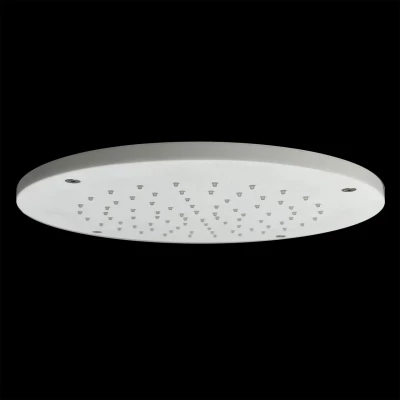 SB Rubinetterie matt fehér corian szilárd felületű beépíthető kerek esőzuhany mennyezeti zuhanyfej 30 cm 1208954156