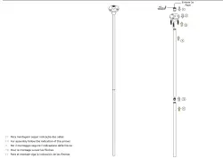 Waterrevolutie Flow plafond wastafelkraan uitloop volledig RVS T1678IE
