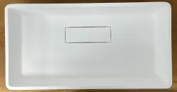 Solid-S City Felépíthető mosdó, matt fehér, 62x32 cm, rejtett lefolyóval 1208954250