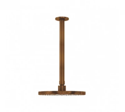 Waterevolution Flow fejzuhany 250 mm mennyezeti csatlakozással, csiszolt réz T164225CPE