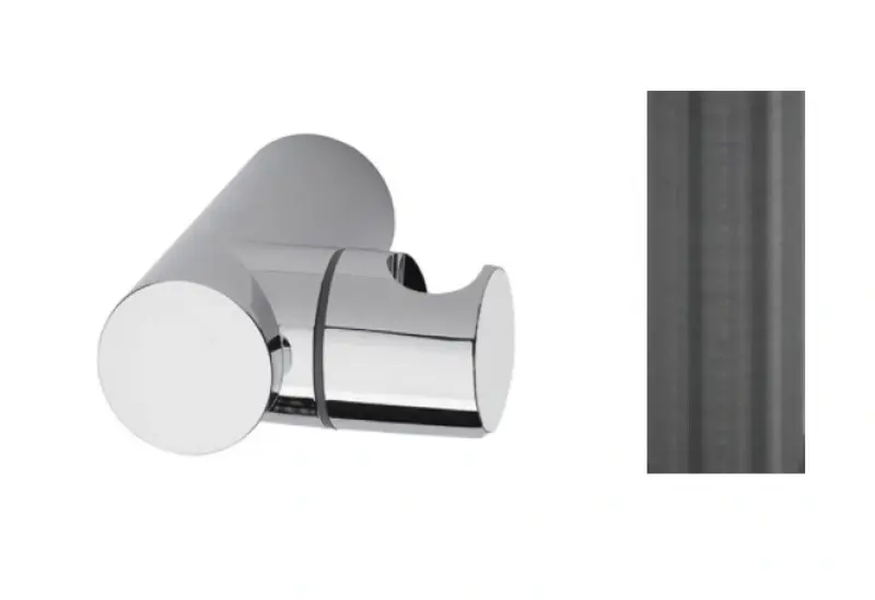 Waterevolution Flow állítható kézizuhany tartó GME Gun Metal T1623GME