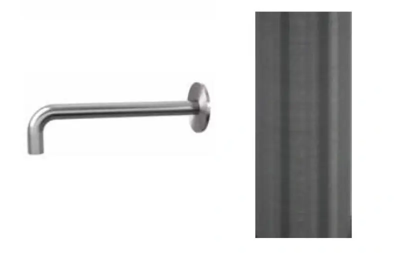 Waterevolution Flow fürdőkád kifolyó 15 cm Ligh Gold T1671.WG.E