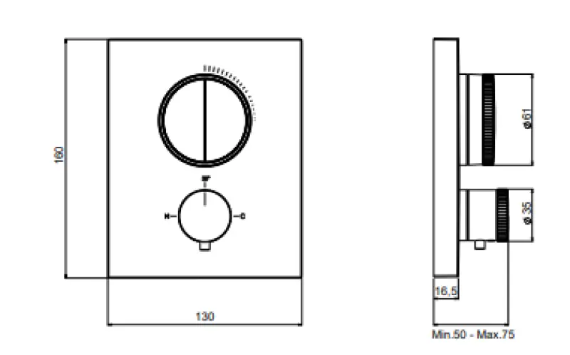SB Push Square Inbouw thermostaatkraan met drukknop omsteller en volumeregelaar chroom 1208955122

SB Push Square Beépíthető termosztát csaptelep nyomógombos váltóval és hangerőszabályzóval k