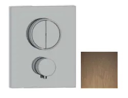 SB Push Square Beépített termosztát csaptelep nyomógombos átváltóval és térfogat-szabályozóval PVD réz 1208955128